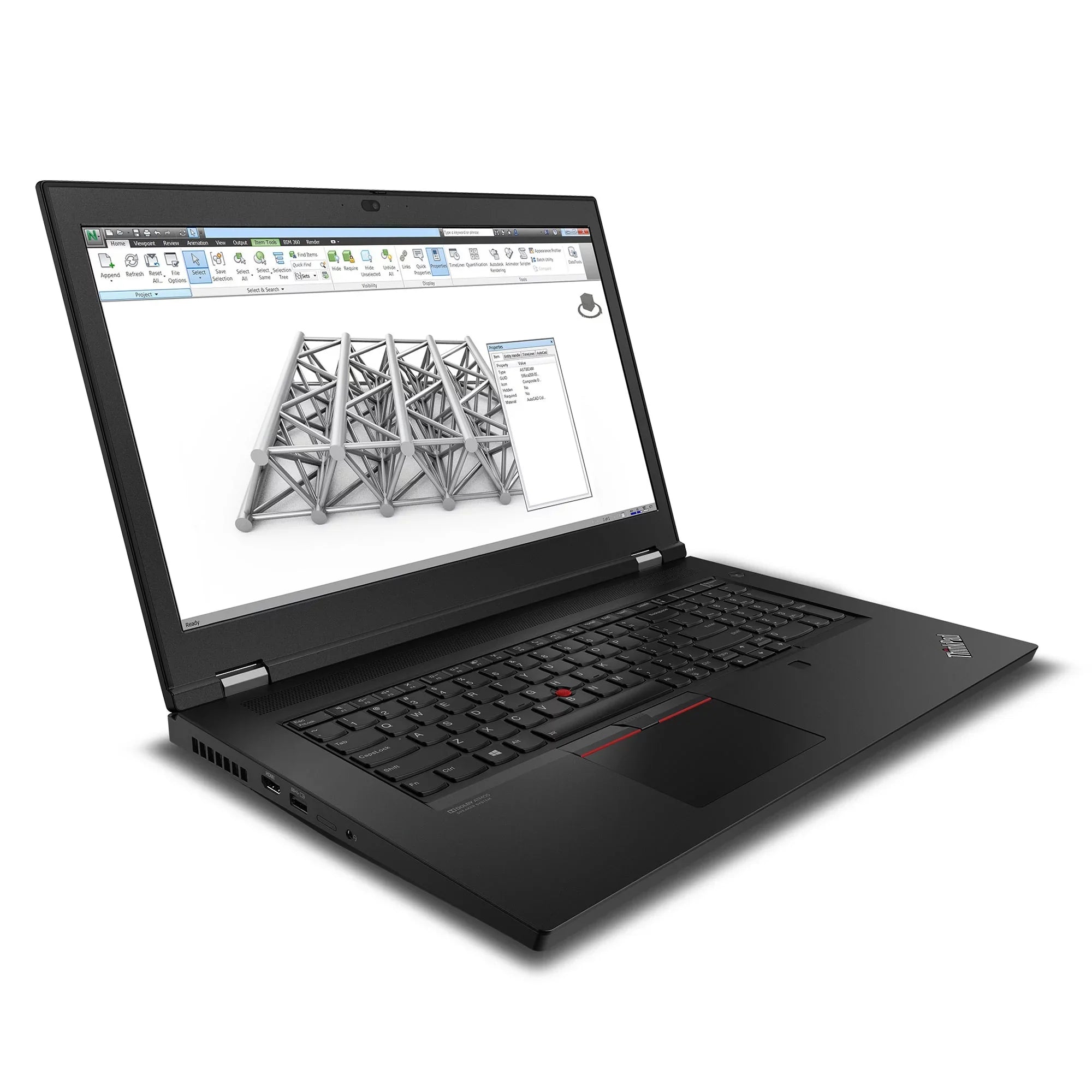 Lenovo ThinkPad P17 Laptop, 17.3" FHD IPSize  300 nits, i7-10750H,  Quadro, 32GB, 1TB