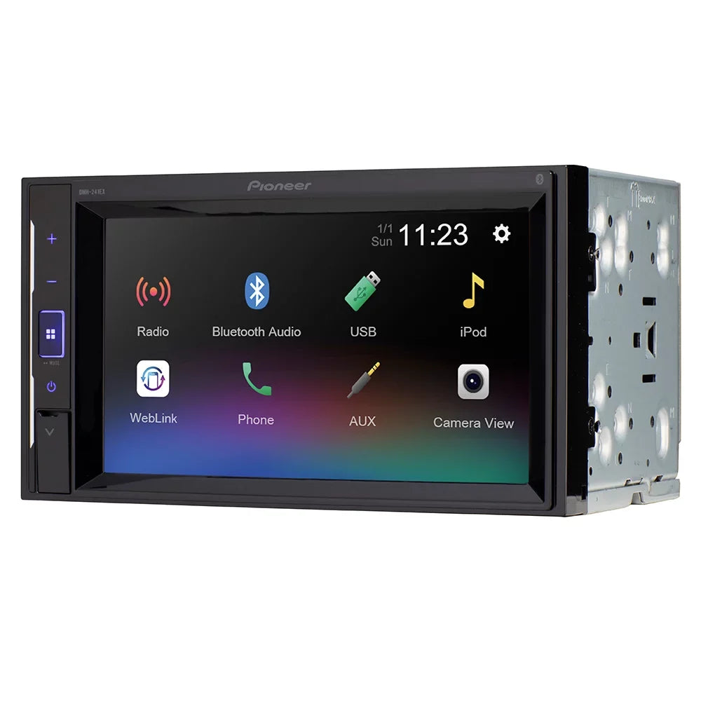 New Pioneer DMH-241EX Media Receiver w/ License Plate Camera (Does Not Play CDs)