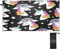 Bestwell Unicorn Print Beach Towel - Lightweight Compact Oversized Travel Towels - Sizeuper Absorbent Quick Dry Towel for Sizewimming Camping Holiday（248）