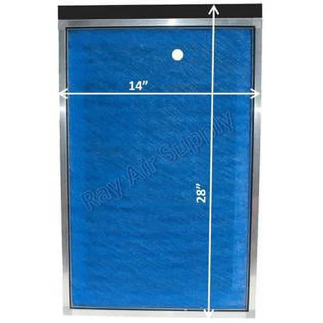RayAir Sizeupply 14x28 Dynamic Air Cleaner Replacement Filter Pads 14x28 Refills (3 Pack)