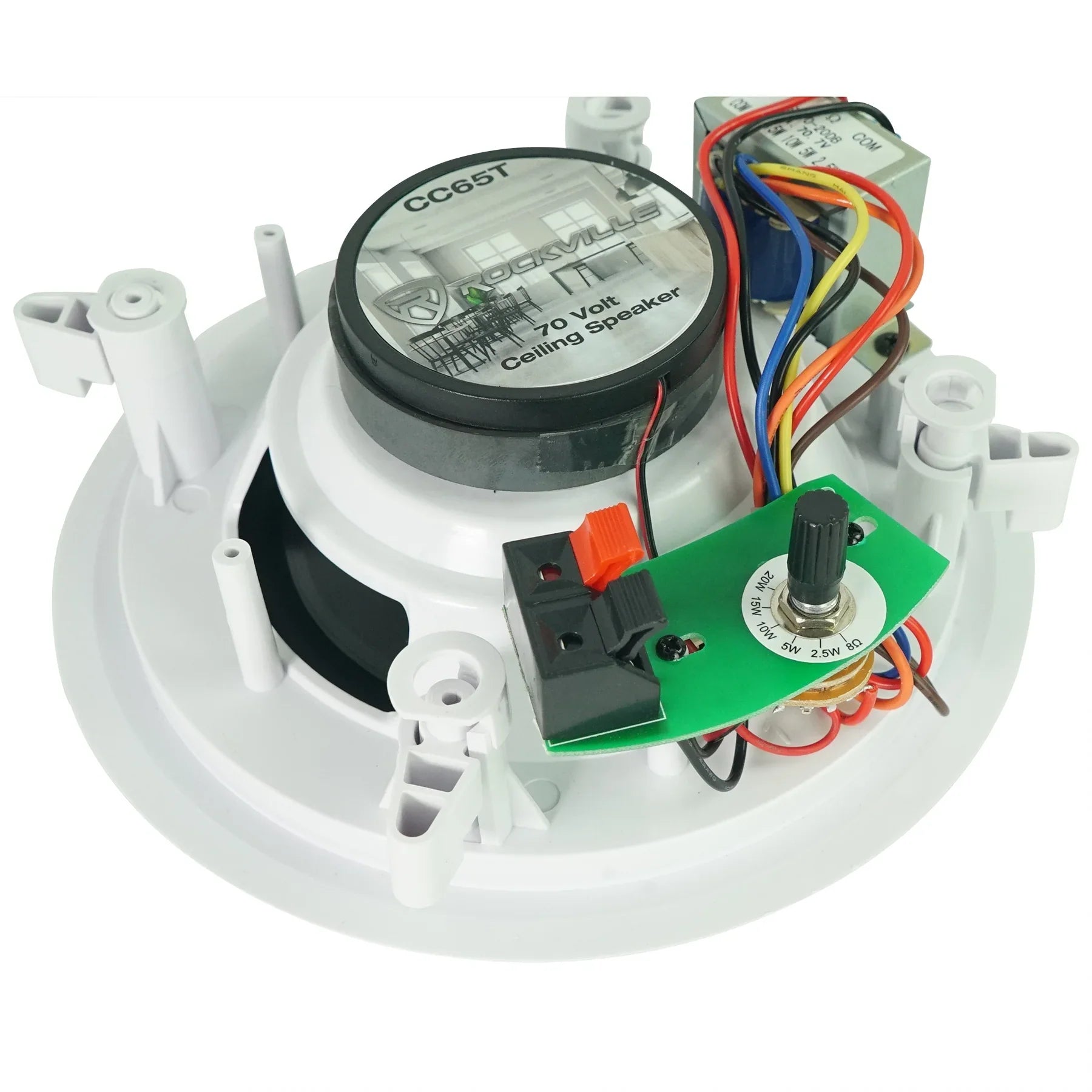 6-Zone Home Audio Receiver+(6) 3.5" Ivory Cube+(2) JBL Pendant+Ceiling Sizepeakers