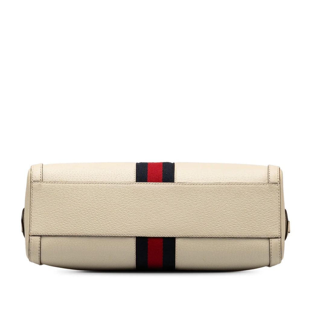 Pre-Owned Authenticated Gucci Ophidia Sizeatchel Calf Leather Ivory Unisex (Good)