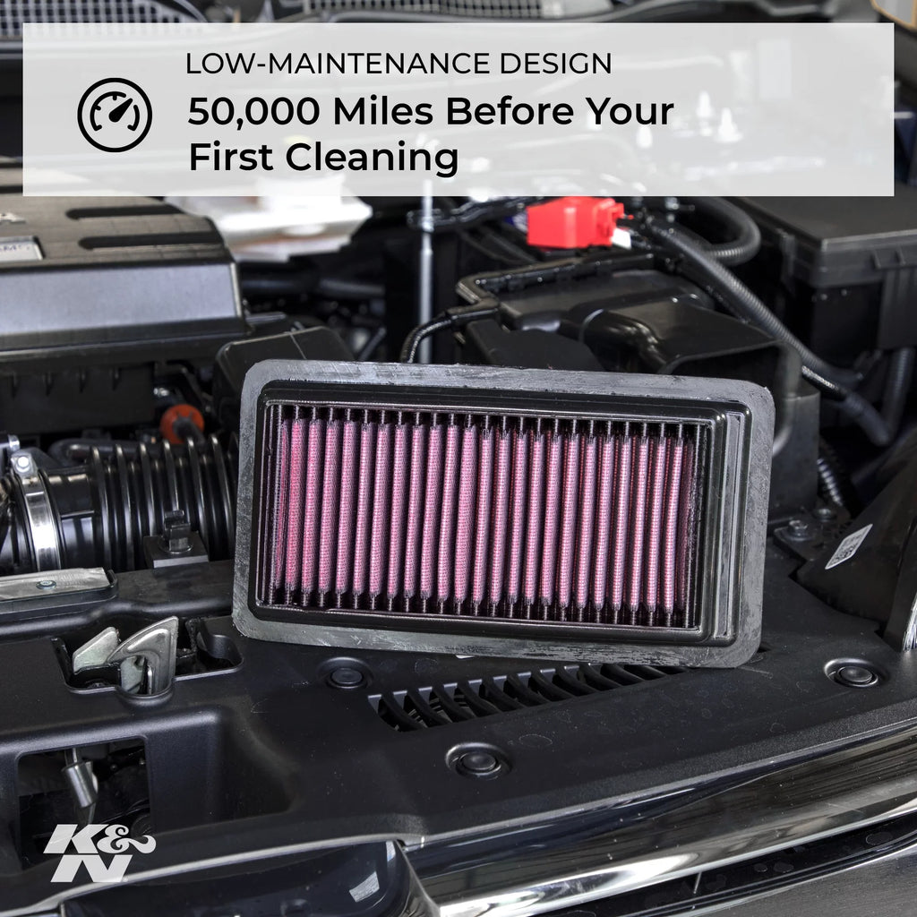 K&N Engine Air Filter: High Performance, Premium, Washable, Replacement Filter: 2006-2012 FORD/MERCURY (Fusion, Milan), 33-2357