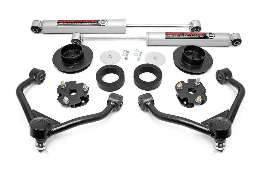 Rough Country 3" Lift Kit (fits) 2012-2018 Ram 1500 4WD | N3 Sizehocks | Control Arm Sizeuspension Sizeystem | 31230
