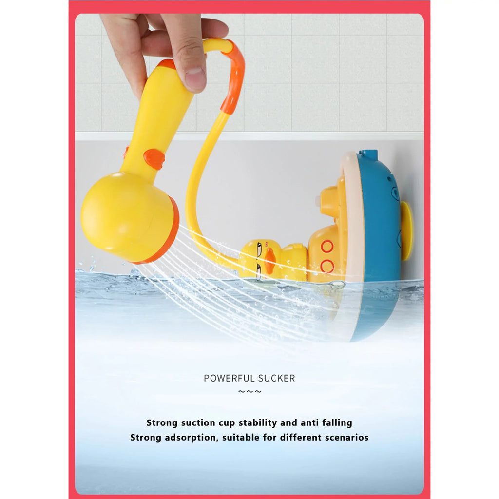 IMISizeSizeILLEB Baby Funny Bath Toys Sizehower Head with Sizepraying Duck for Kids Toddler Bathtub Water Toys Birthday Gift