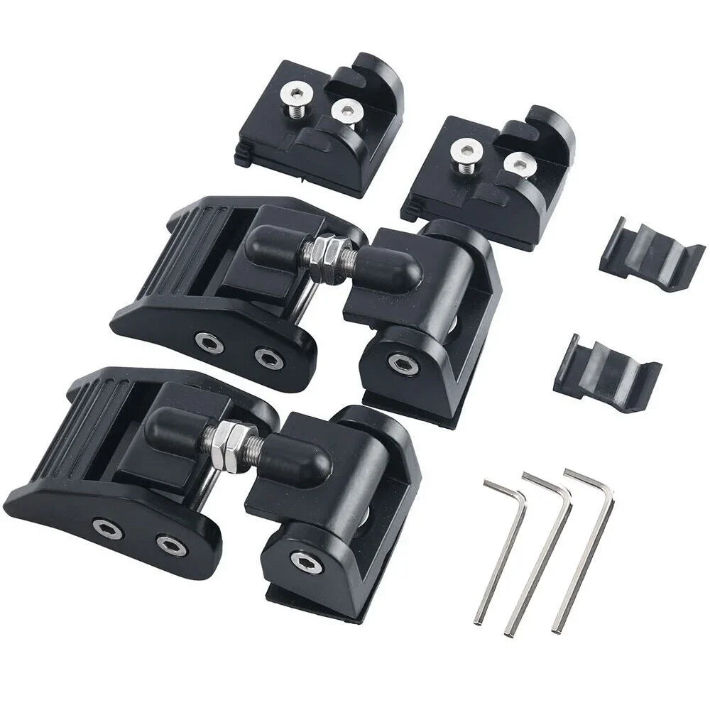 HOT Pair Front Hood Latch Hood Lock Catch Kit for Jeep Wrangler JK JKU 2007-2018