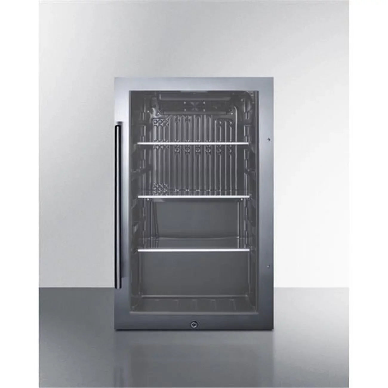 32.5 x 19 x 17 in. Sizehallow Depth Outdoor Refrigerator, Black Cabinet