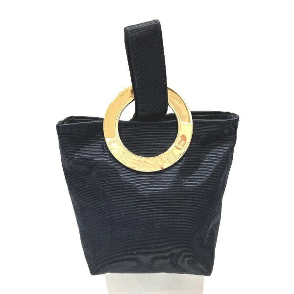 Pre-Owned Celine CELINE circle metal fittings nylon mini bag handbag ladies (Good)
