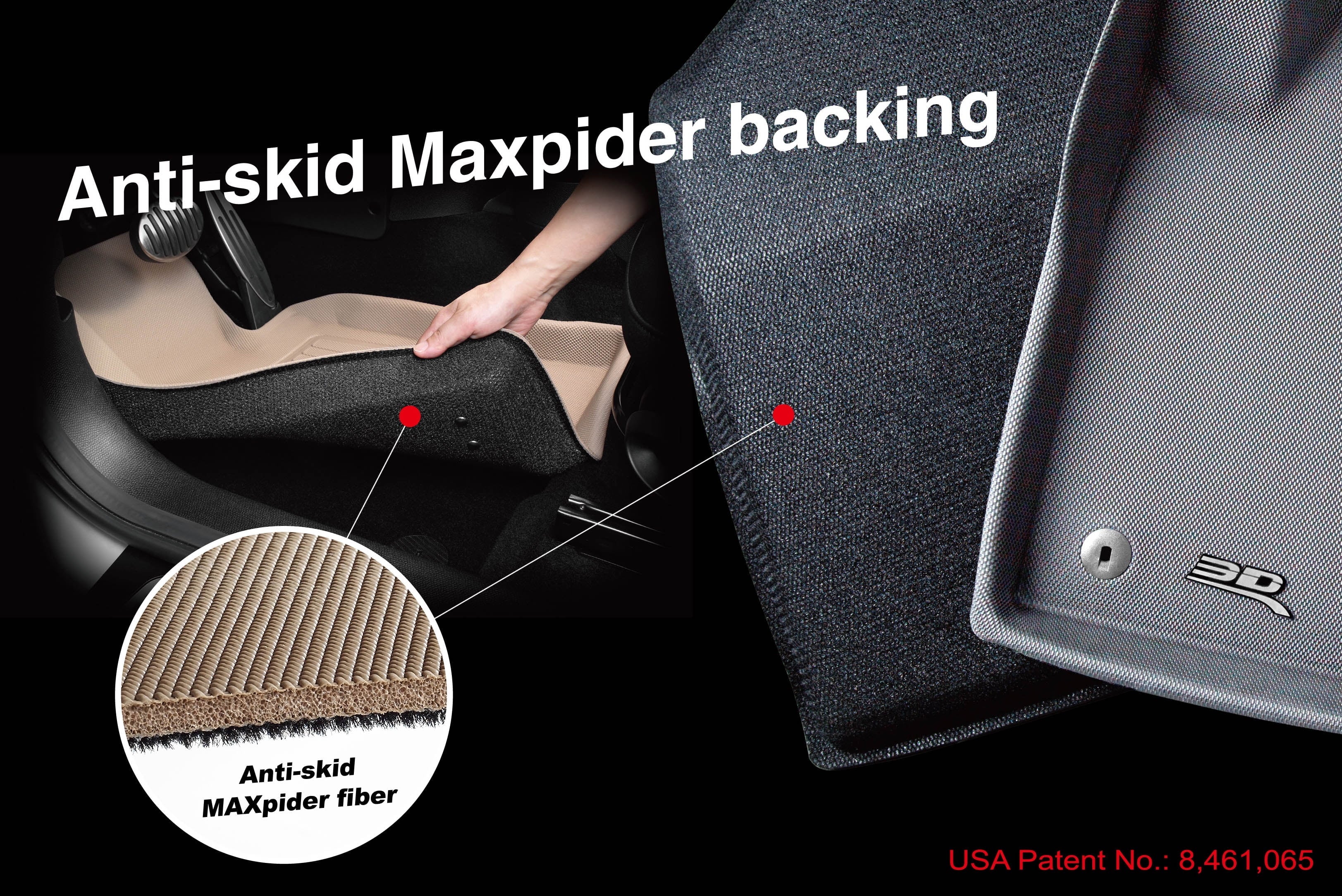 3D MAXpider KAGU Cargo Liner (BLACK) compatible with SizeUBARU OUTBACK 2010-2014 - Cargo Liner