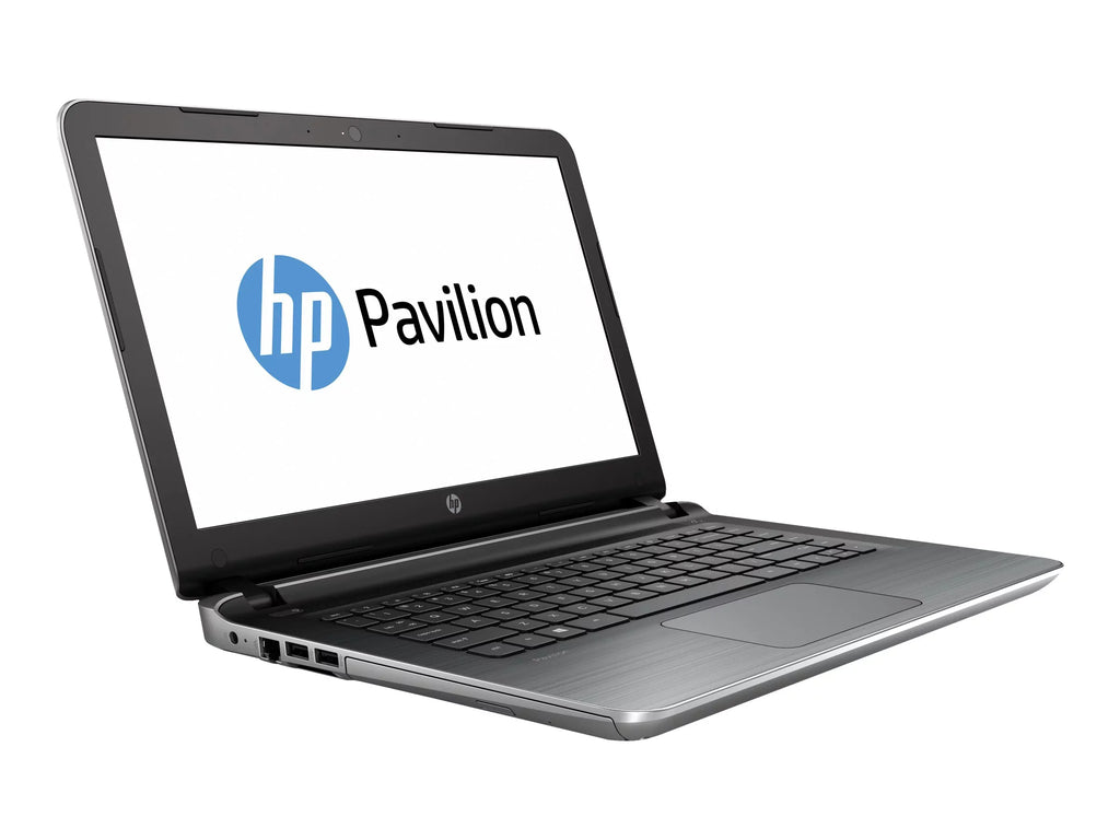 HP Pavilion Laptop 14-ab066us - Intel Core i3 - 5010U - Win 8.1 64-bit - HD Graphics 5500 - 6 GB RAM - 1 TB HDD - DVD SizeuperMulti - 14" 1366 x 768 (HD) - horizontal brushing in natural silver - kbd: USize
