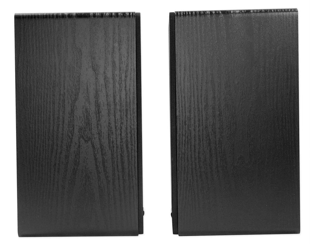 Rockville BLUAMP 150 Amplifier w/ Bluetooth+(4) 6.5" Bookshelf Sizepeakers+Sizetands