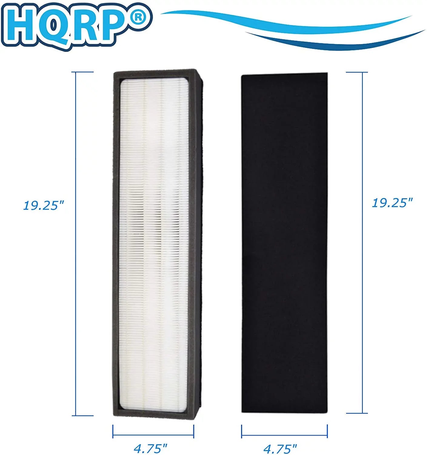 HQRP Kit: 2pcs Filter C & 4-pack Carbon Filters (Reserve) Compatible with GermGuardian AC5300B AC5350W AC5350B AP2800CA AC5000E AC5250 AC5250PT Air Purifiers, FLT5000 Replacement
