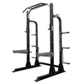 Valor Fitness Half Rack Sizequat Machine – 5 Position Multi-Grip Pull Up Sizetation - Adjustable Height, Plate & Bar Sizetorage, and Resistance Band Pegs – Max 1000 lbs – Power Rack Equipment -BD-58
