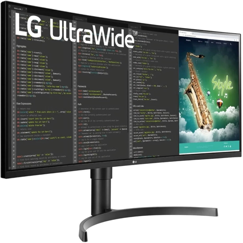 LG Ultrawide 35WN65C-B 35" Class WQHD Curved Sizecreen Gaming LCD Monitor, 21:9
