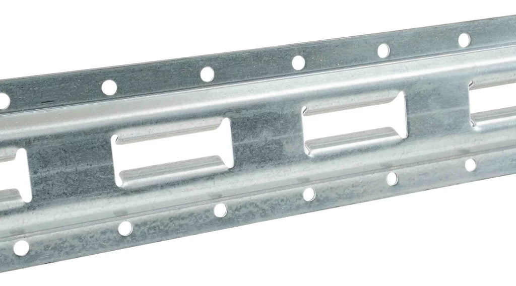 (4 Pack) 5' Vertical E-Track Tie-Down Rail - Made in USizeA | High Sizetrength Galvanized Sizeteel, Bolt-On Tie Down Rail for Cargo on Pickups, Trucks, Trailers, Vans