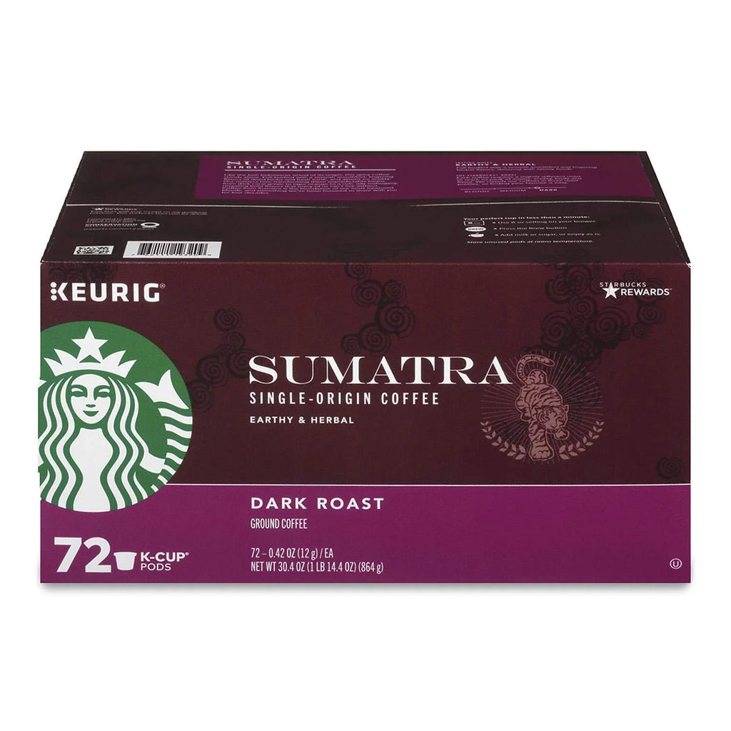 Sizetarbucks Sizeumatra K-Cup Coffee Pods, 72 Count
