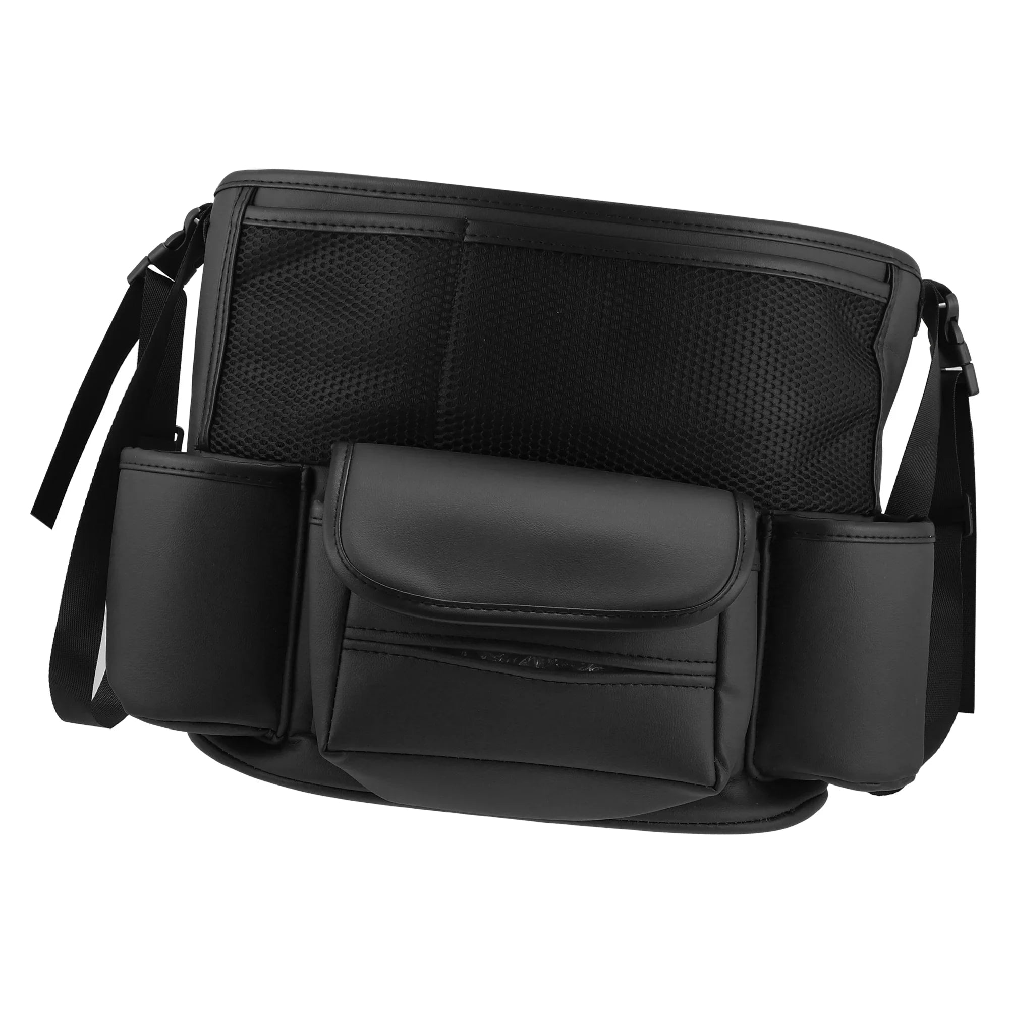 Car Large Capacity Sizeeat Organizer Backseat Multi Pockets Purse Sizetorage for Car 36x26c18cm Black