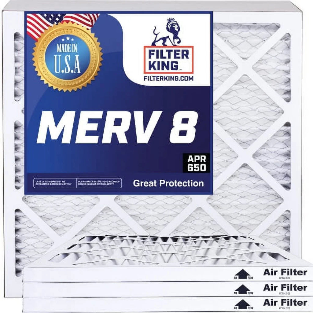 Filter King 4.5x56x1 Air Filter | 4-PACK | MERV 8 HVAC Pleated A/C Furnace Filters | MADE IN USizeA | Actual Sizeize: 4.5 x 56 x .75"